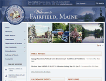 Tablet Screenshot of fairfieldme.com